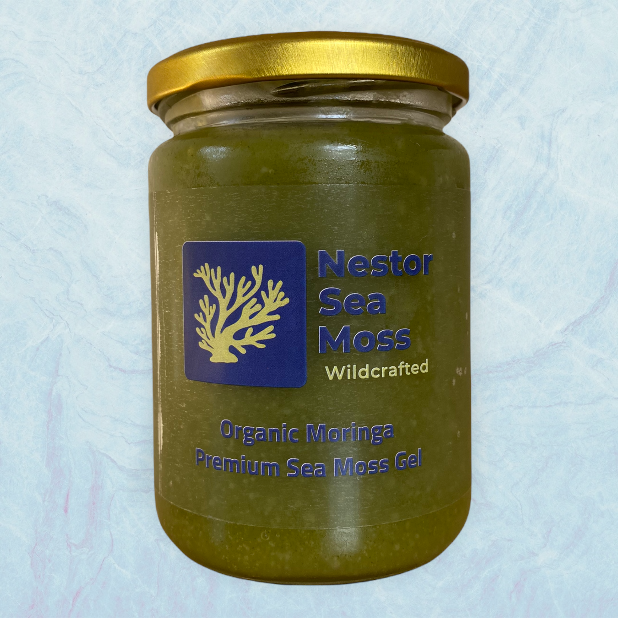 Organic Moringa Infused Sea Moss Gel