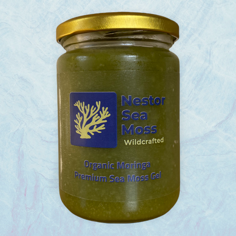 Organic Moringa Infused Sea Moss Gel